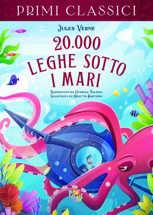 VENTIMILA LEGHE SOTTO I MARI Copertina de VENTIMILA LEGHE SOTTO I MARI