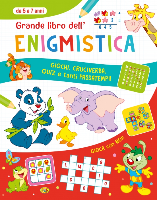 GRANDE LIBRO DELL'ENIGMISTICA 5-7 A Copertina de GRANDE LIBRO DELL'ENIGMISTICA 5-7 A