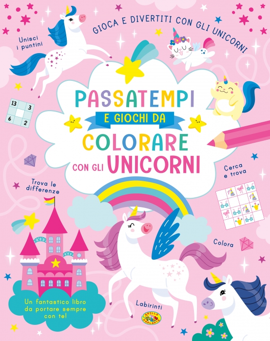 PASSATEMPI E GIOCHI DA COLORARE CON Copertina de PASSATEMPI E GIOCHI DA COLORARE CON