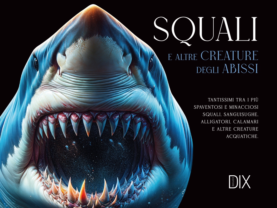 SQUALI E ALTRE CREATURE DEGLI ABISS Copertina de SQUALI E ALTRE CREATURE DEGLI ABISS